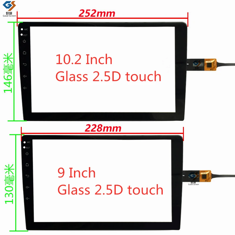Junsun-leitor Multimídia de Carro com Navegação Gps Nova Tela de Toque Capacitiva Rádio p n Hlx-90001-v5 10.2 2.5d Glass v1 Pro