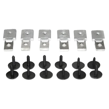 

MagiDeal 24x Engine Cover Clips Bottom Screws For Mercedes E class W211