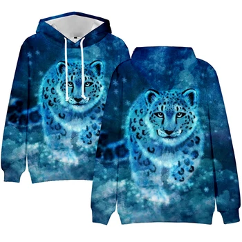 

Personality Hoodie Leopard 3D Men/Women Hoodies Brand Designer teenage Hoodie animal High Quality Leopard print CasualPullover
