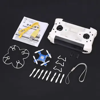

FQ777 124 2.4G 4CH Six-axis Gyro Mini Drone 360 Degree Flip Headless Mode One Key Return RC Pocket Quadcopter RTF with Light
