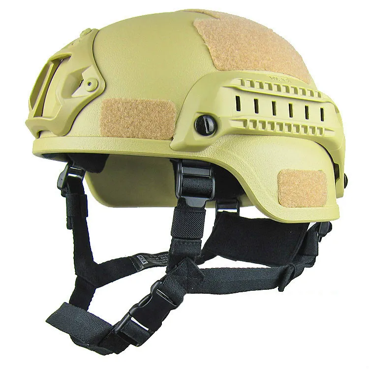 Тактический Быстрый Шлем, Регулируемый ABS шлем с боковым Рельсом NVG кронштейн для пейнтбольной стрельбы, стрельбы, спорта на открытом воздухе - Цвет: Style 3