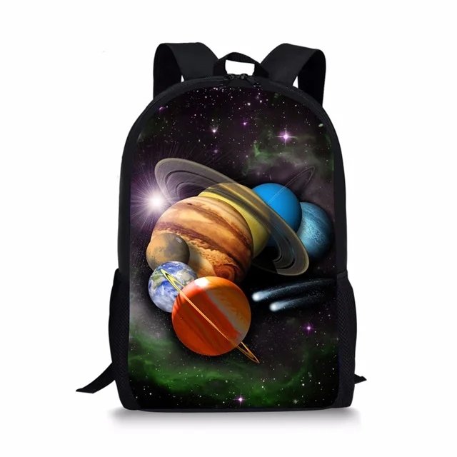 3 шт./компл. многоцветный Galaxy с космическим звездным Принтом Рюкзак для девочек-подростков; для мальчиков и девочек, классические, уникальные детские школьные сумки студент дети рюкзак - Цвет: 7