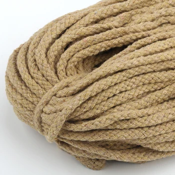 

Colorful 5mm 100m Decor Handmade Accessories Craft Macrame Scrapbooks Twisted Artisan String Durable DIY Rope Hanging