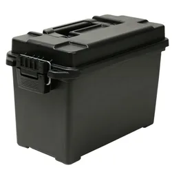 Plastic Ammo Box Military Style Storage Can Heavy Duty 30/50Caliber Bulk Tactical Ammo Crate Lightweight Storage Case Bullet Box