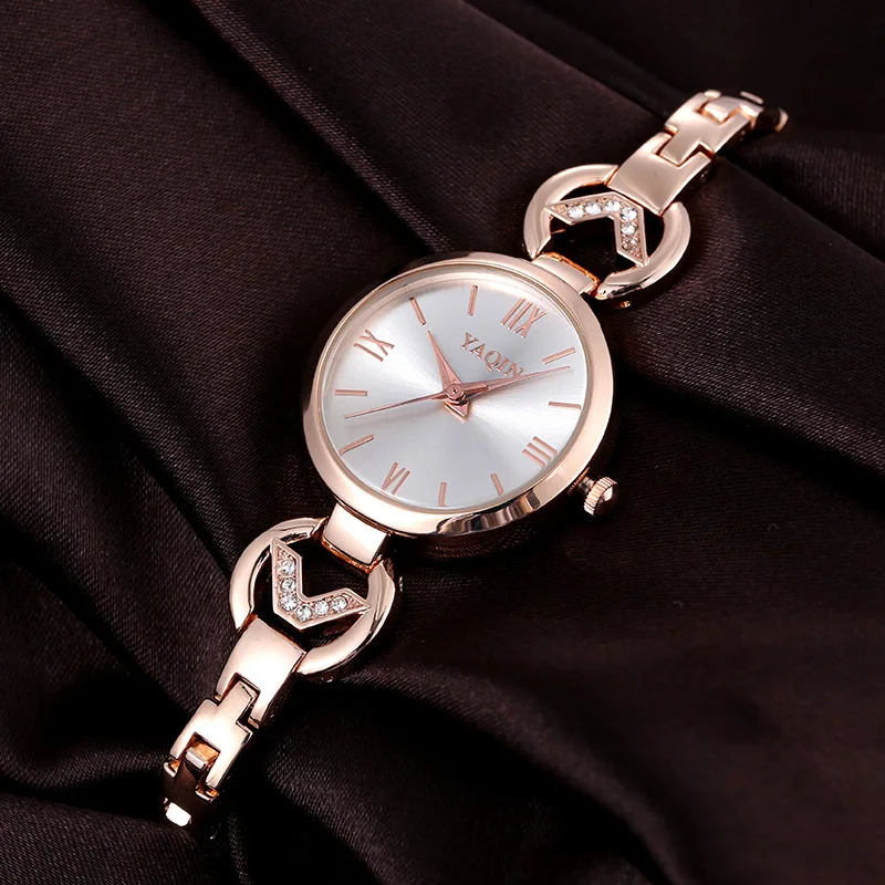 

New Fashion Ladies Rhinestone Bracelet Watch Luxury Fashion Personality Quartz Ladies Simple Watch Relogio Feminino Reloj Mujer
