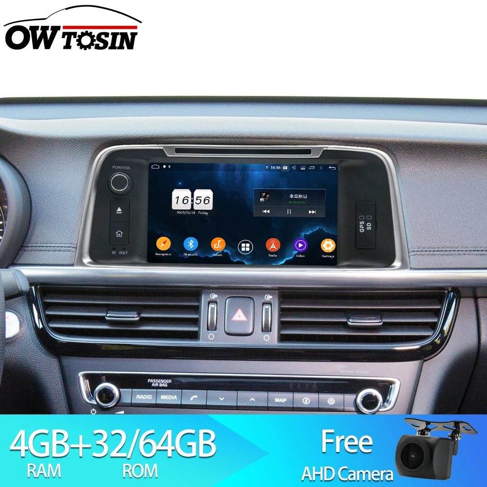 

Owtosin Car Radio Multimedia Video Player Navigation GPS Android 9.0 For Kia Optima/K5 2015 2016 2017 2018 2019 Car
