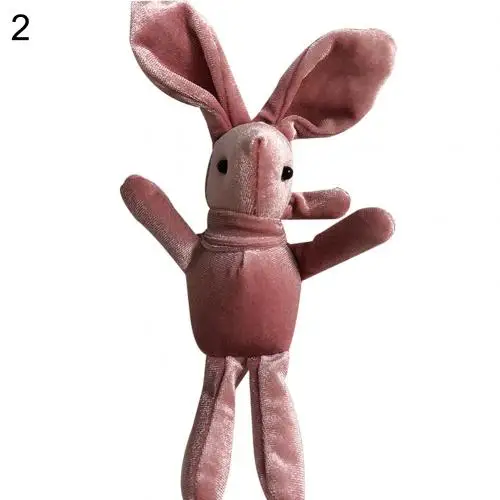 Бархатная желая кролик Инс мягкая игрушка букет кукла-Кролик женщин висячий орнамент - Цвет: Розовый