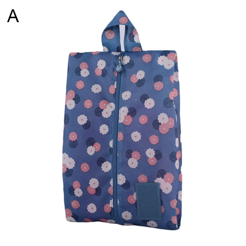 Сумки для детских подгузников с принтом, один карман, водонепроницаемая сумка для пеленания, детские тканевые рюкзаки для подгузников, органайзер для подгузников - Цвет: Royal Blue Flower