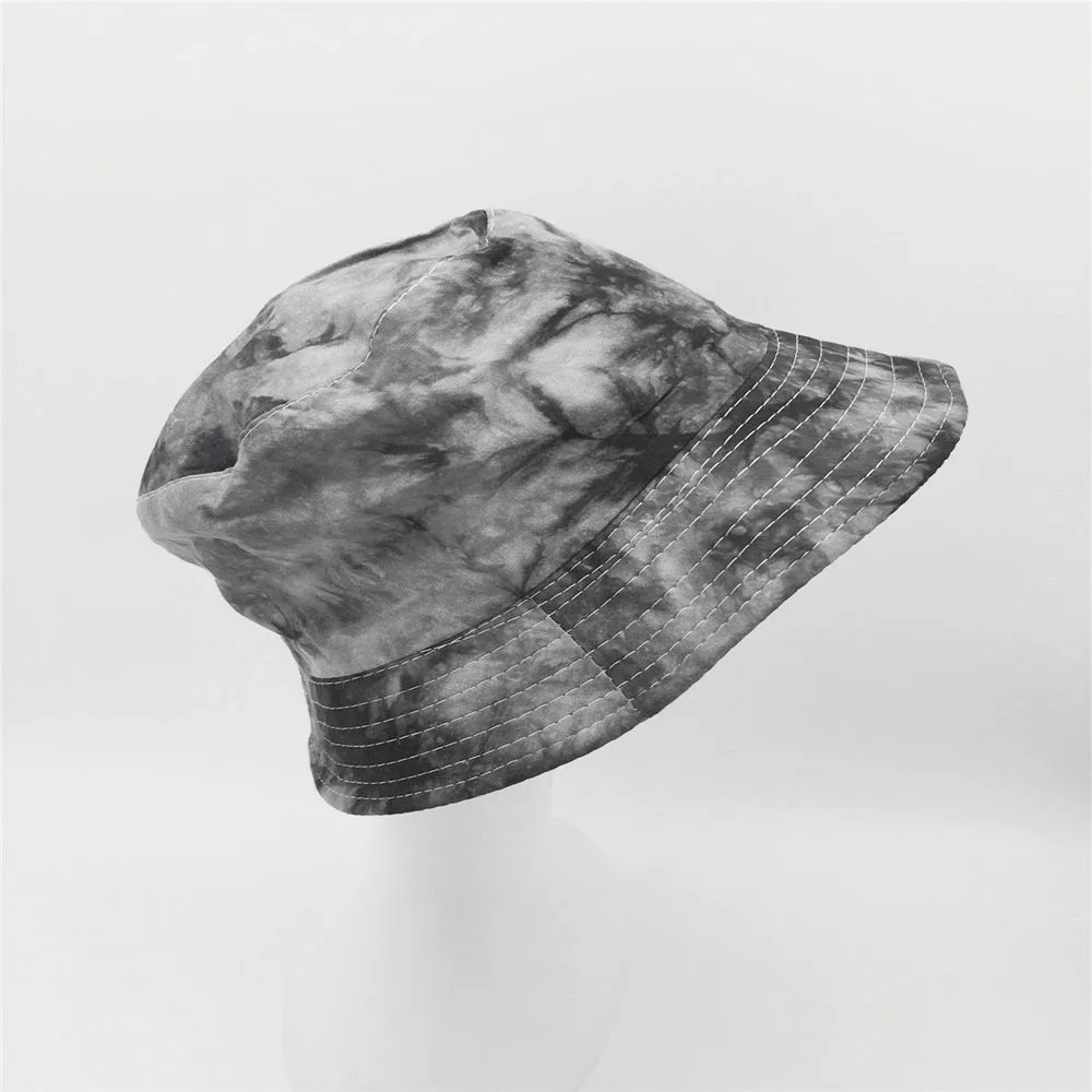 Women Tie Dye Bucket Hat Lady Girls 