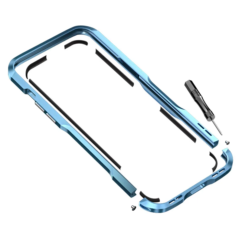 Bumper Metal Case For iphone 12 pro max Mini Case shell case shockproof For iphone 12 case funda luxury coque cover phone case