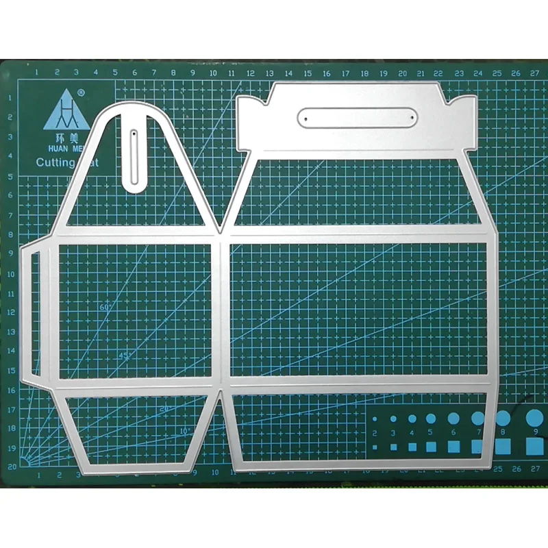 Огромный 210*230 мм 3D рамка для коробок металлические режущие штампы трафареты для DIY скрапбукинга украшения тиснение поставщик ремесло высечки