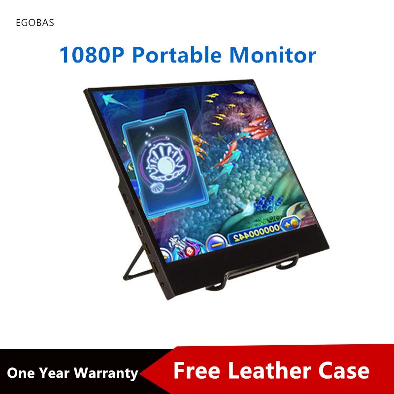 

12.5 Inch Portable Computer Monitor 1920x1080 for PS4/Switch/XBox Support HDMI IPS LED Display Monitor