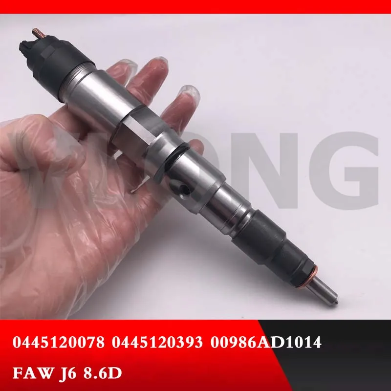 Common rail дизельный инжектор 0445120393 сопло 0445120078 для FAW J6 8.6D