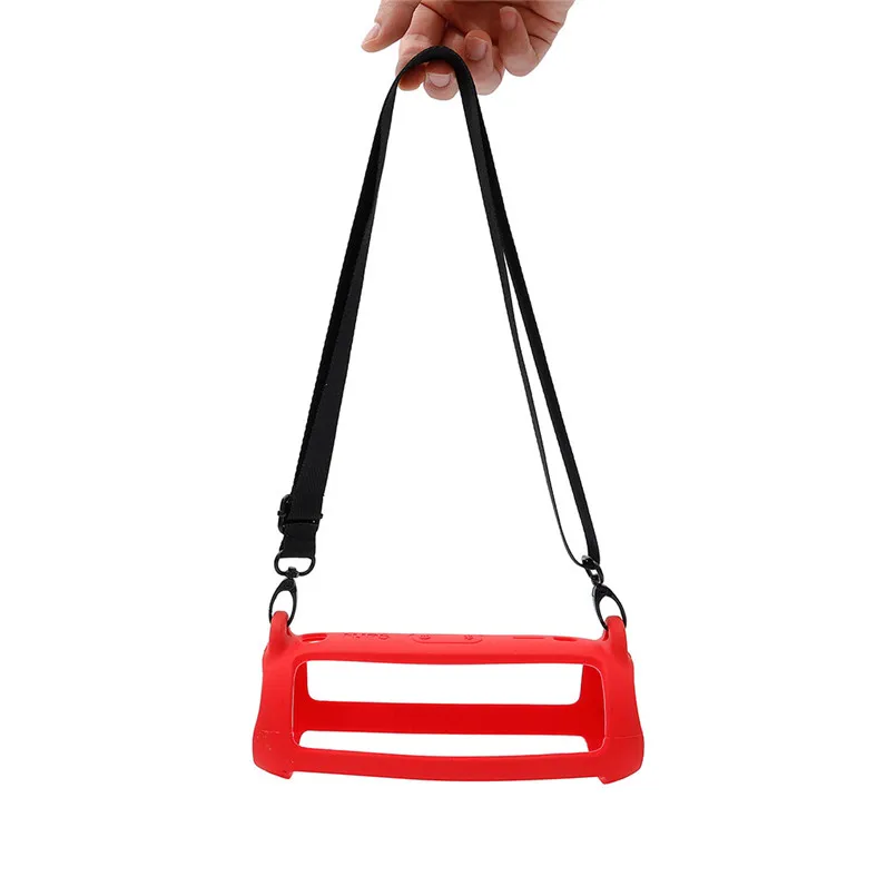 Portable Carry Sleeve Silicone Case Cover Carabiner forJBL FLIP 5 Bluetooth Speaker Silicone Case 40OCT17