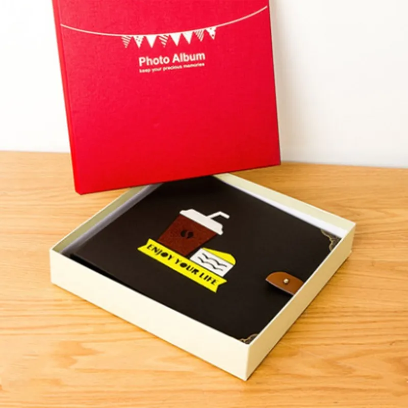 Креативный фотоальбом Diy ручной работы паста Пара романтическая домашняя запись этот альбом мемуар подарок Polaroid Альбом - Цвет: M