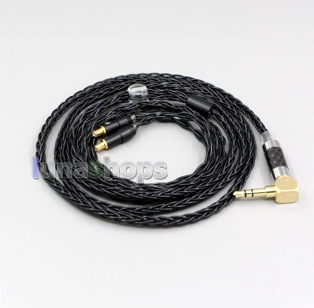 LN006336 XLR Balanced 3 5mm 2 5mm 8 Cores Silver Plated Headphone Cable For Audio Technica HDC112A ATH SR9 ES750 ESW950