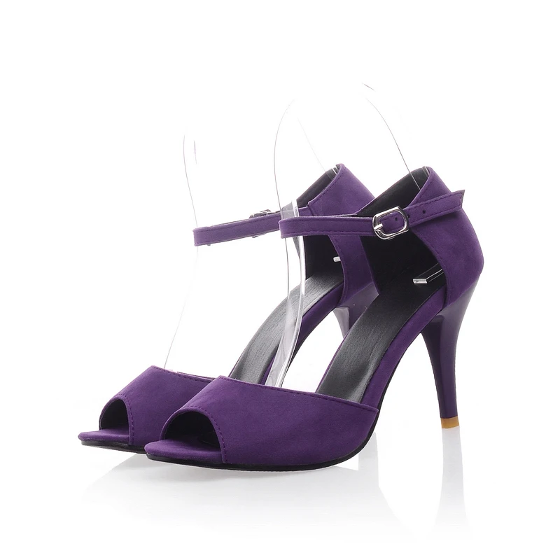 Женские босоножки с открытым носком летние ремешком на щиколотке тонком высоком