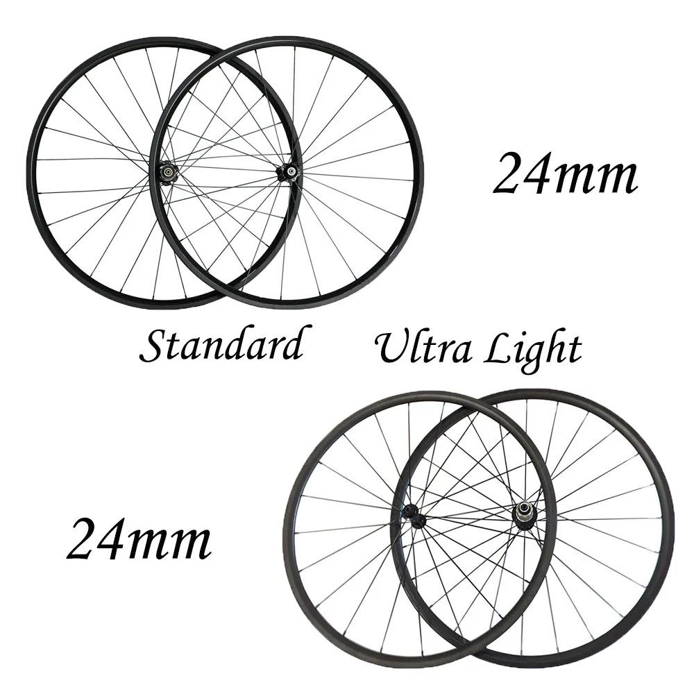 

OZUZ carbon wheels Novatec A271SB deep Road Bike Wheels Powerway R13 24 mm Clincher Bicycle Rims 700C 3K Carbon Wheelset