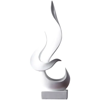 

1PC Home Decor Home Decoration Accessories Fire Sculpture Polyresin Abstract Flame Statue Craft Embellishment For Office Home