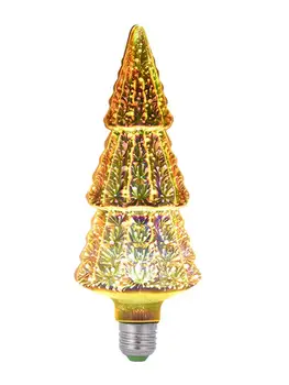 

3D Christmas Tree Edison Bulb Light Firework E27 LED Pendant Light 6W Vintage Table Lamp Novelty Night Light Home Weeding Decor