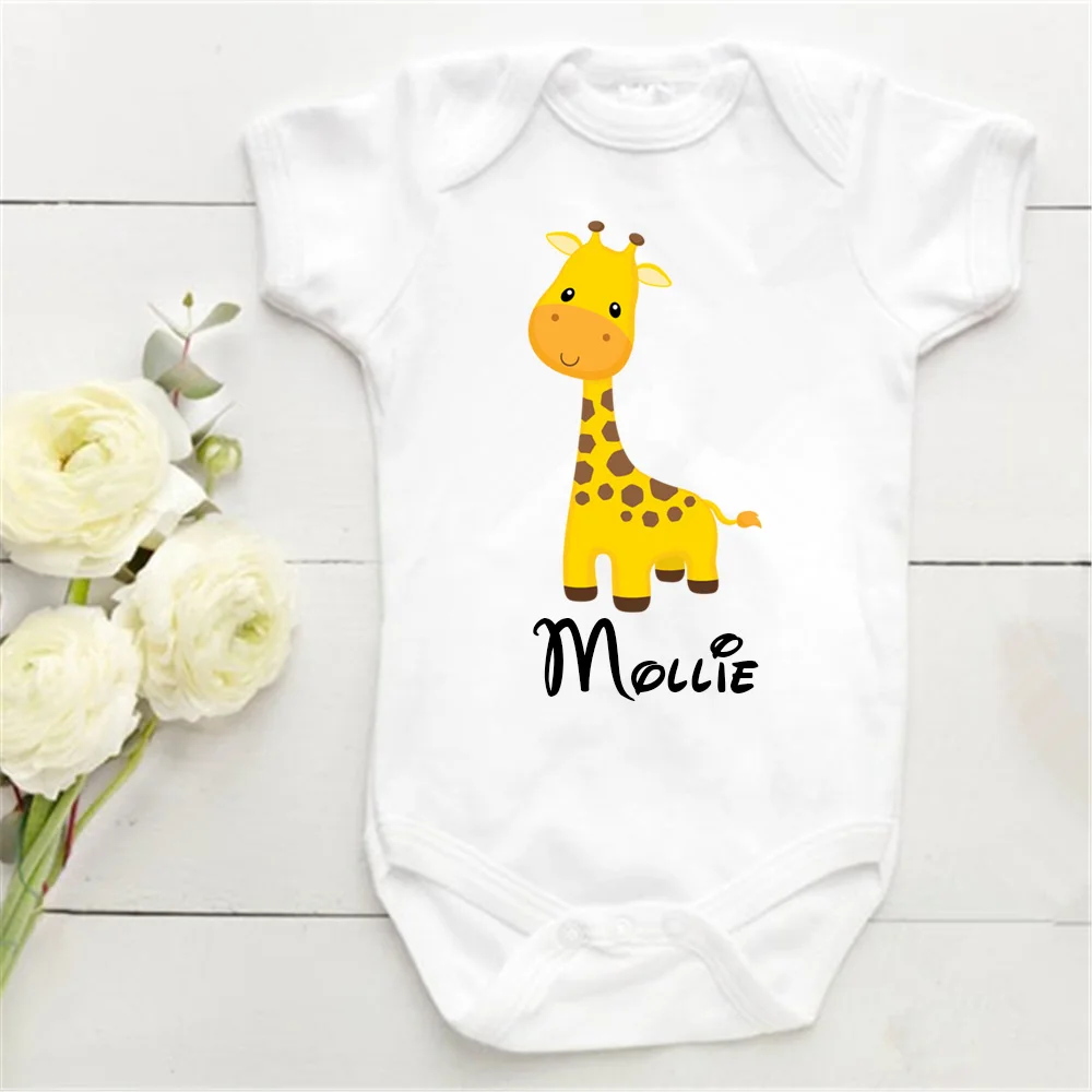 giraffe baby onesie