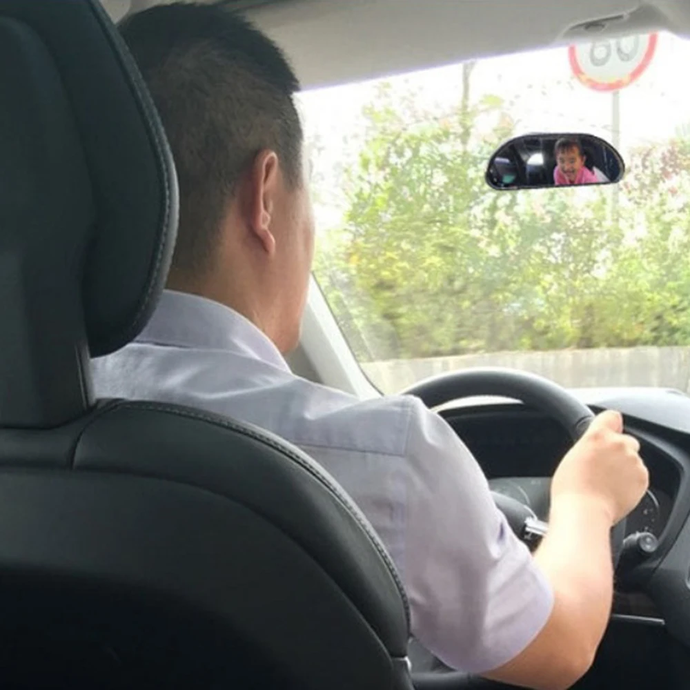 2 в 1 Мини безопасное автомобильное заднее сиденье детское зеркало заднего вида регулируемое детское выпуклое зеркало автомобиля детский монитор автомобиля-Стайлинг