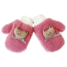 Новое поступление, зимние детские вязаные перчатки, утепленные, сохраняющие тепло, с веревкой, с героями мультфильмов, полные митенки для пальцев, перчатки для маленьких мальчиков, женские перчатки# BL5