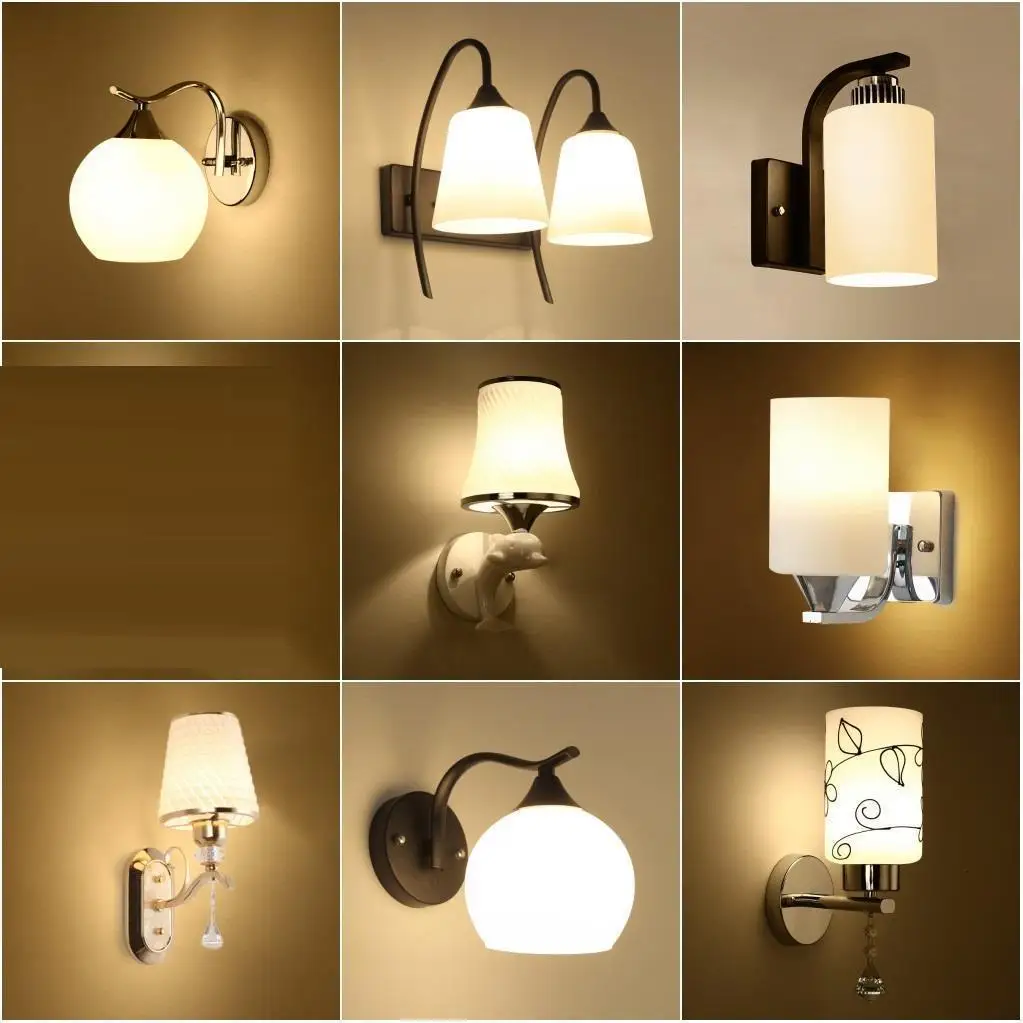 Parede лестницы внутреннего освещения Lampara де Techo Colgante Moderna Wandlamp для дома аппликация Murale светильник Настенный спальня свет