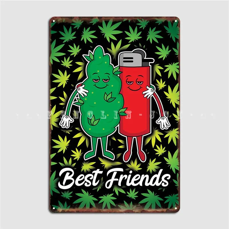 

Металлический плакат с надписью «Best Friends»