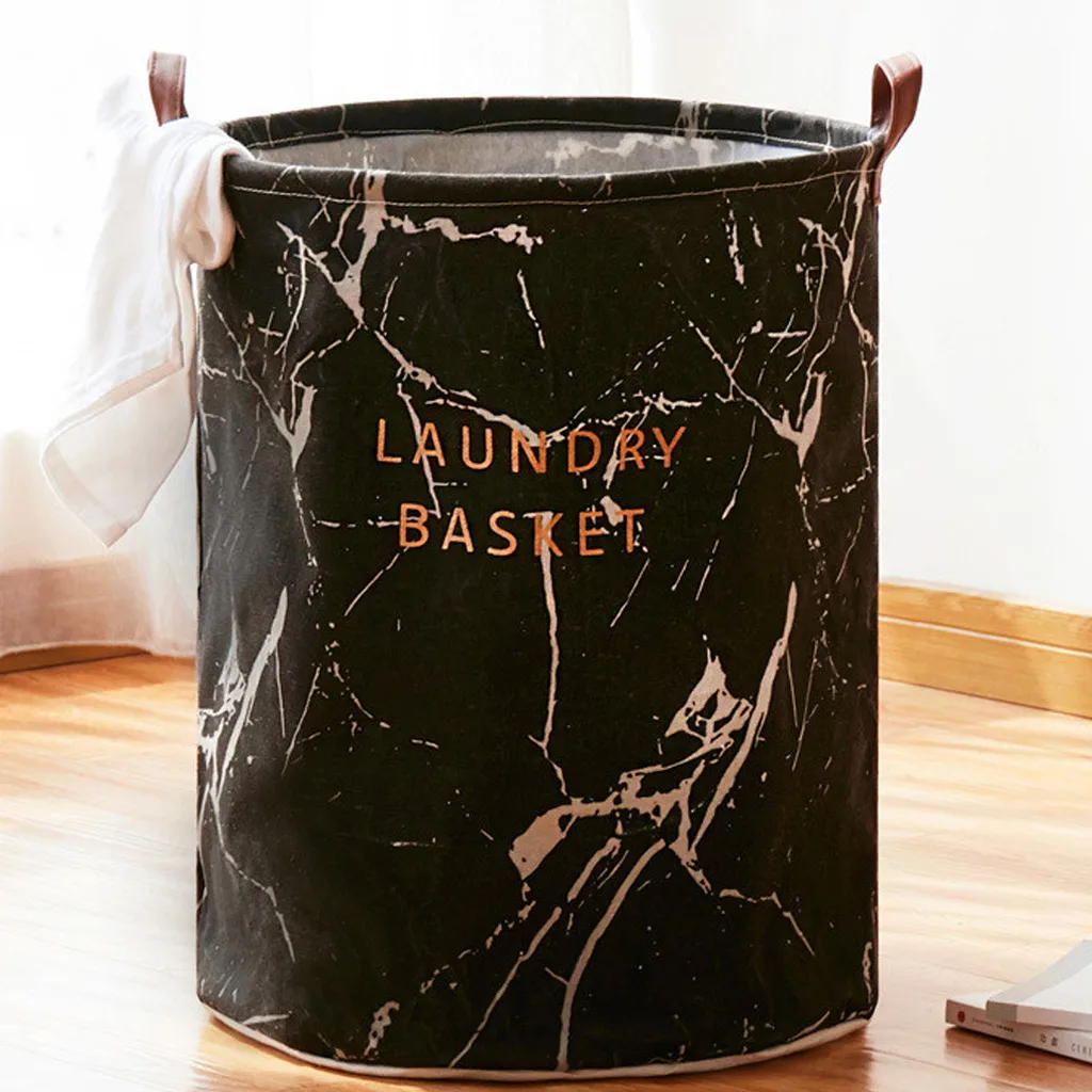 Dirty clothes basket bucket storage bag collapsible hamper clothes storage bag household debris storage bucket 3 styles