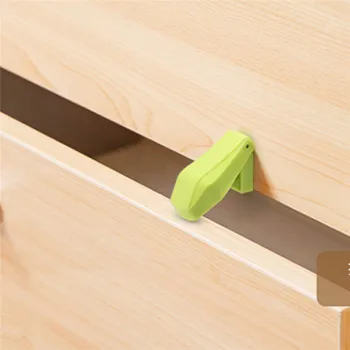

4Pcs/Set Baby Safety Drawer Anti-clipper Cute Baby Safety Cabinet Door Lock Baby Prevention Drawer Lock Securite Enfant protect