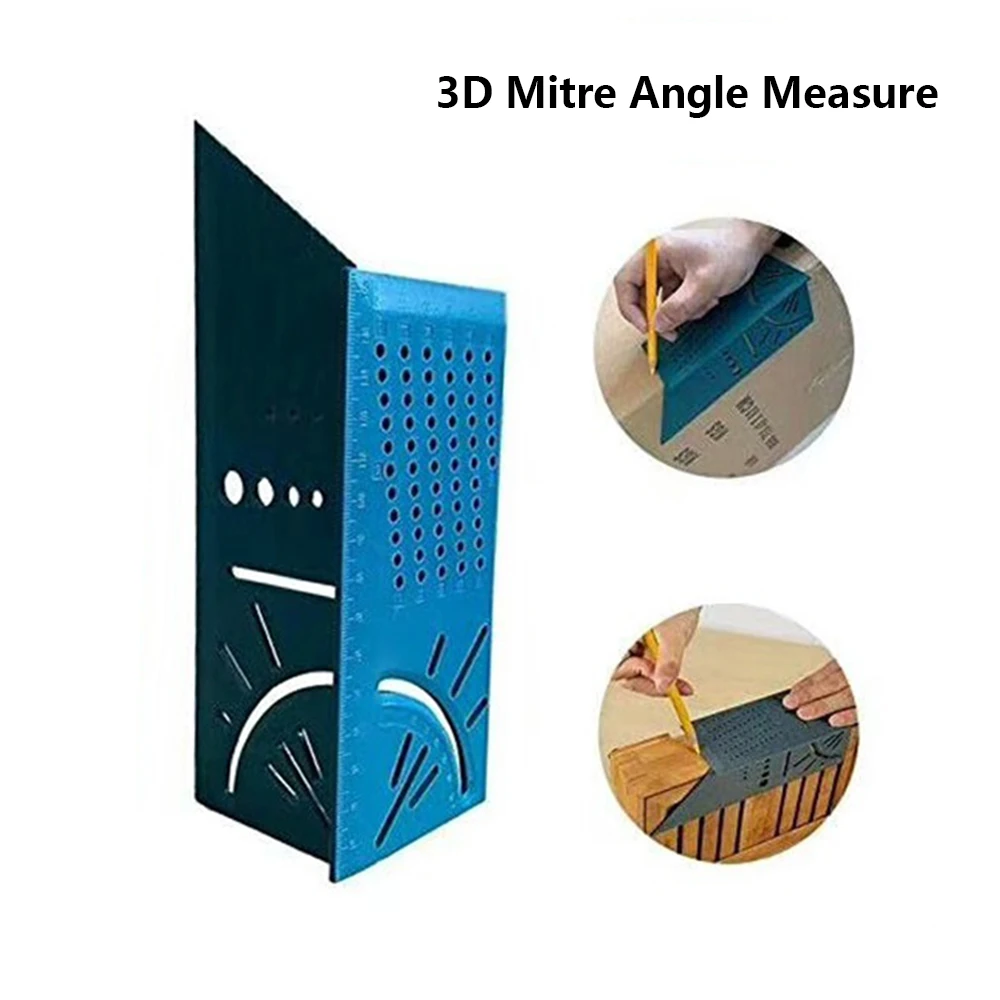 

Angle Woodworking Ruler Scribe Mark Line Gauge T-Type Ruler Square Layout Miter 90 Degree Gauge Measuring Gauging Carpenter