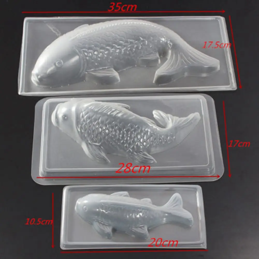 3D Koi Fish Shaped Cake Chocolate Mould