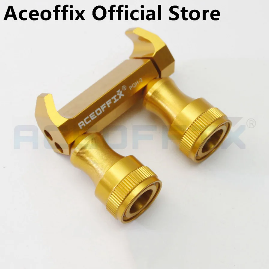 Aceoffix 접이식 자전거 브롬톤 접이식 자전거 페달 알루미늄 합금 용 퀵 릴리스 페달 홀더