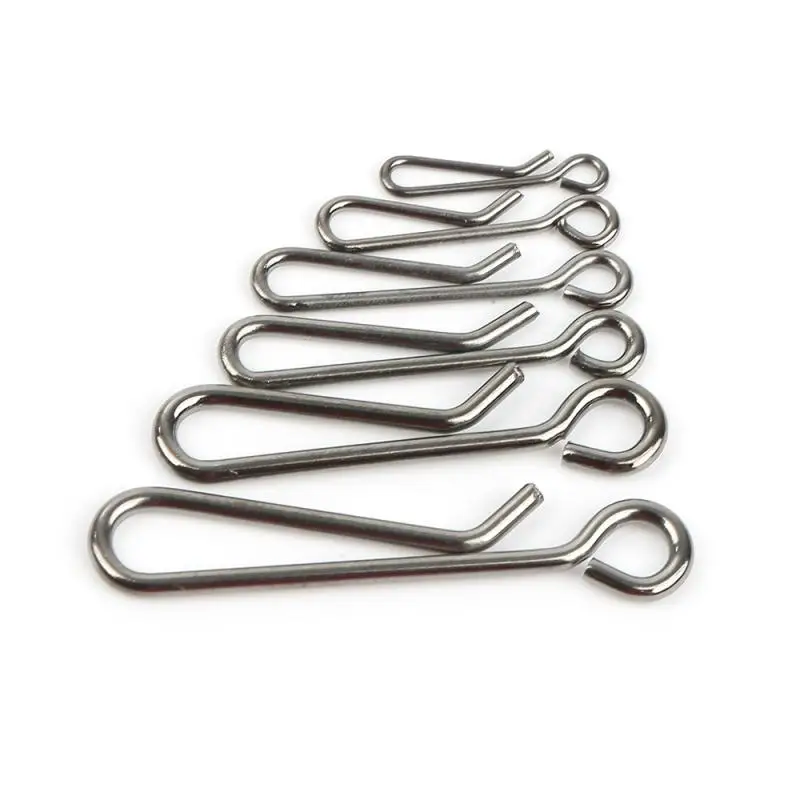 50 шт. рыболовный замок вращение бочонка может выдерживать рыболовные булавки