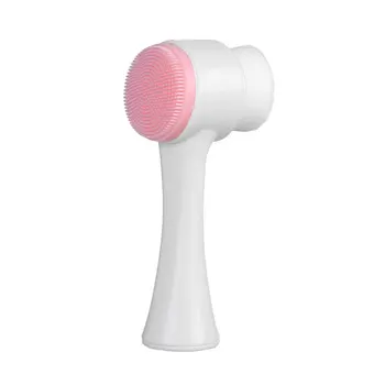 

3D double-sided washing brush soft hair silicone face washing instrument household manual cleansing brush