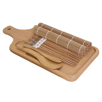 

9pcs/set DIY Sushi Maker Set Rice Mold Kitchen Sushi Making Tool Kit Sushi Mold Cooking Tools Set For Sushi Roll Cooking Tools