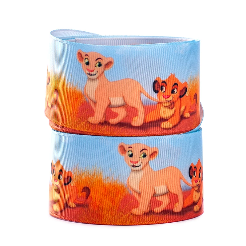 10 ярдов различных размеров с милым рисунком льва из мультфильма для детей|Ленты| |