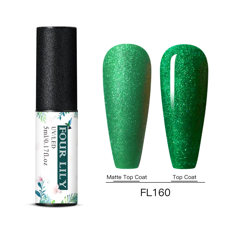 BS06931 Four Lily Gel Nail Polish Pure Color Semi Permanent UV Gel Nail Polish Gel For Manicure Varnish Paint Hybrid Nail Art Lacquer - Цвет: BS06931