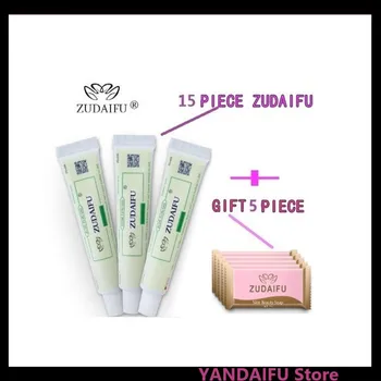 

15PCS ZUDAIFU Natural Skin Creams Eczema Ointments PsoriasisAllergic Neurodermatitis+gift 5pcs Soap