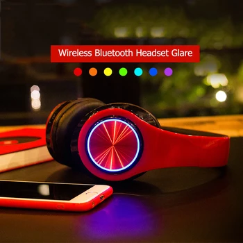 

B39 bluetooth headphones wireless Portable Folding Support TF Card Built-in FM mp3 player With LED Colorful Breathing Lights