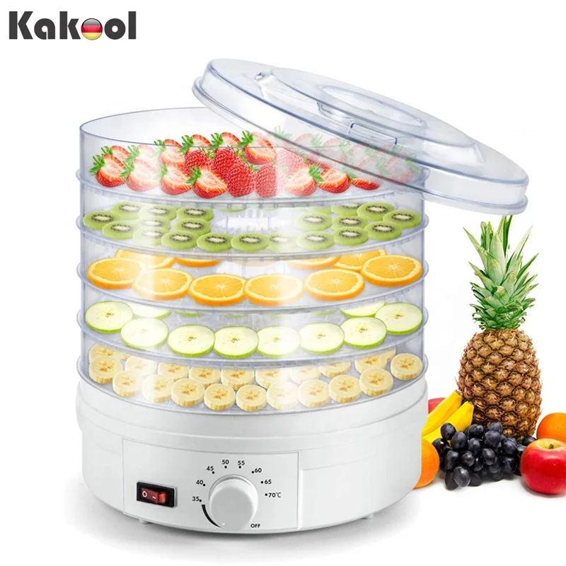 Fruit Vegetables Dried Machine Herb Household MINI Food Dehydrator Pet Meat  Dehydrated Snacks 5 Trays Air Maker