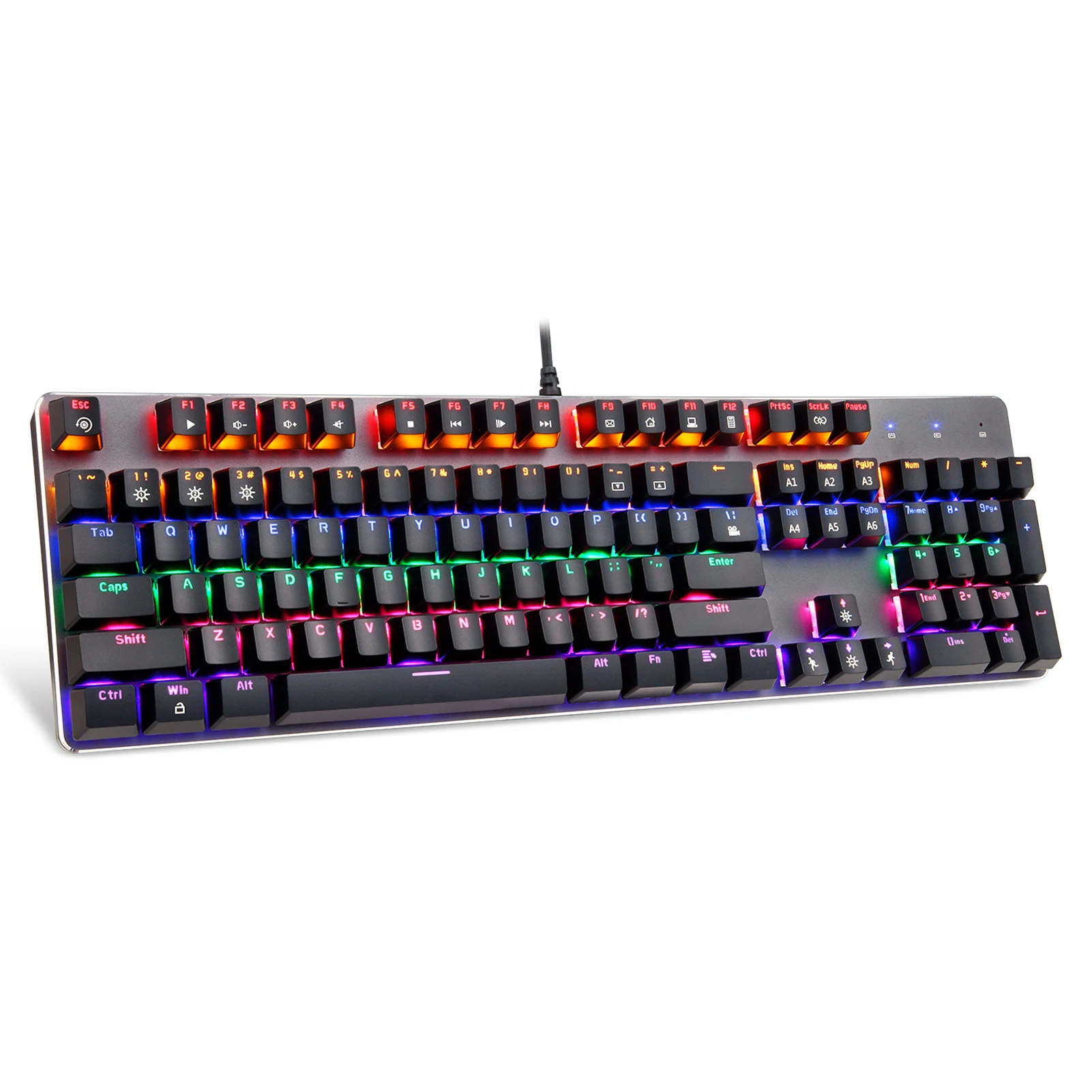 Механическая клавиатура Motospeed K73 104 ключи Gaming Keyboard смешанные светильник с