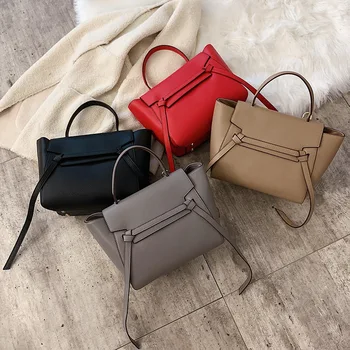 

The new trend bag texture female bag shoulder messenger bag simple wild handbag fashion female bag handbag bag hand bag