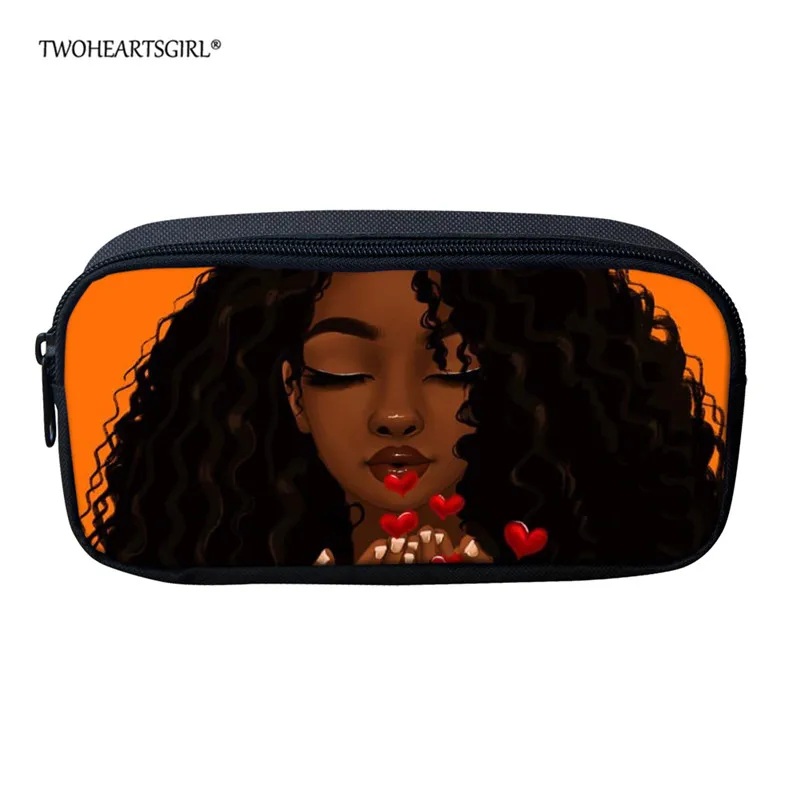 Z5106K Twoheartsgirl комплект школьных сумок для девочек-подростков, африканская Америка, Волшебная книга для девочек, школьная сумка рюкзак Mochila - Цвет: Z5106K