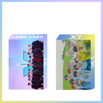 

KPOP Produce X 101 X ONE X1 Combination Lomo Card Same mini album flying quantum leap self made lomo box small card set 32 pcs
