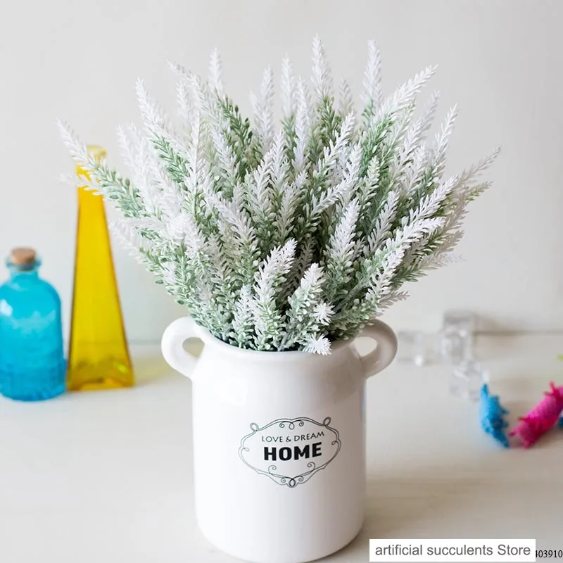 25 головок/Букет пластиковый цветочный горшок Романтика Прованс 4 Цвета