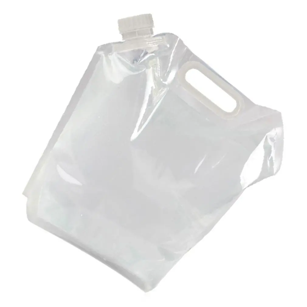 5L PE сумка для воды, портативная складная сумка для хранения воды, подъемная Сумка для кемпинга, походов, выживания, гидратации, хранения мочевого пузыря