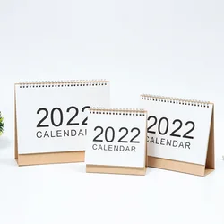 Carnet de notes de bureau couleur unie, calendrier voyage, calendrier de bureau, calendrier annuel, semaine, mois, Date, décoration de bureau, cadeau, 2022 