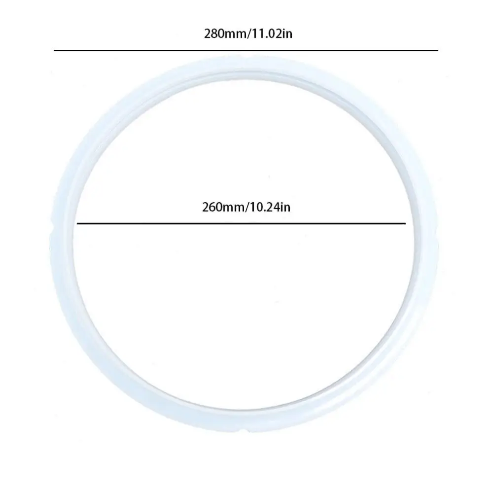 Резиновые прокладки скороварки Замена силиконового уплотнительного кольца для электрической скороварки s кухонная посуда инструмент - Цвет: 12L